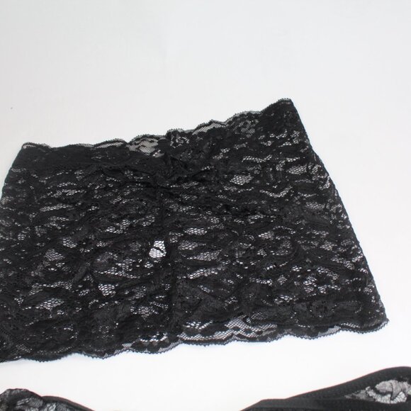 Black Lace Lingerie Block Top w/Underwear New in Bag - Sizes Vary - Picture 2 of 10